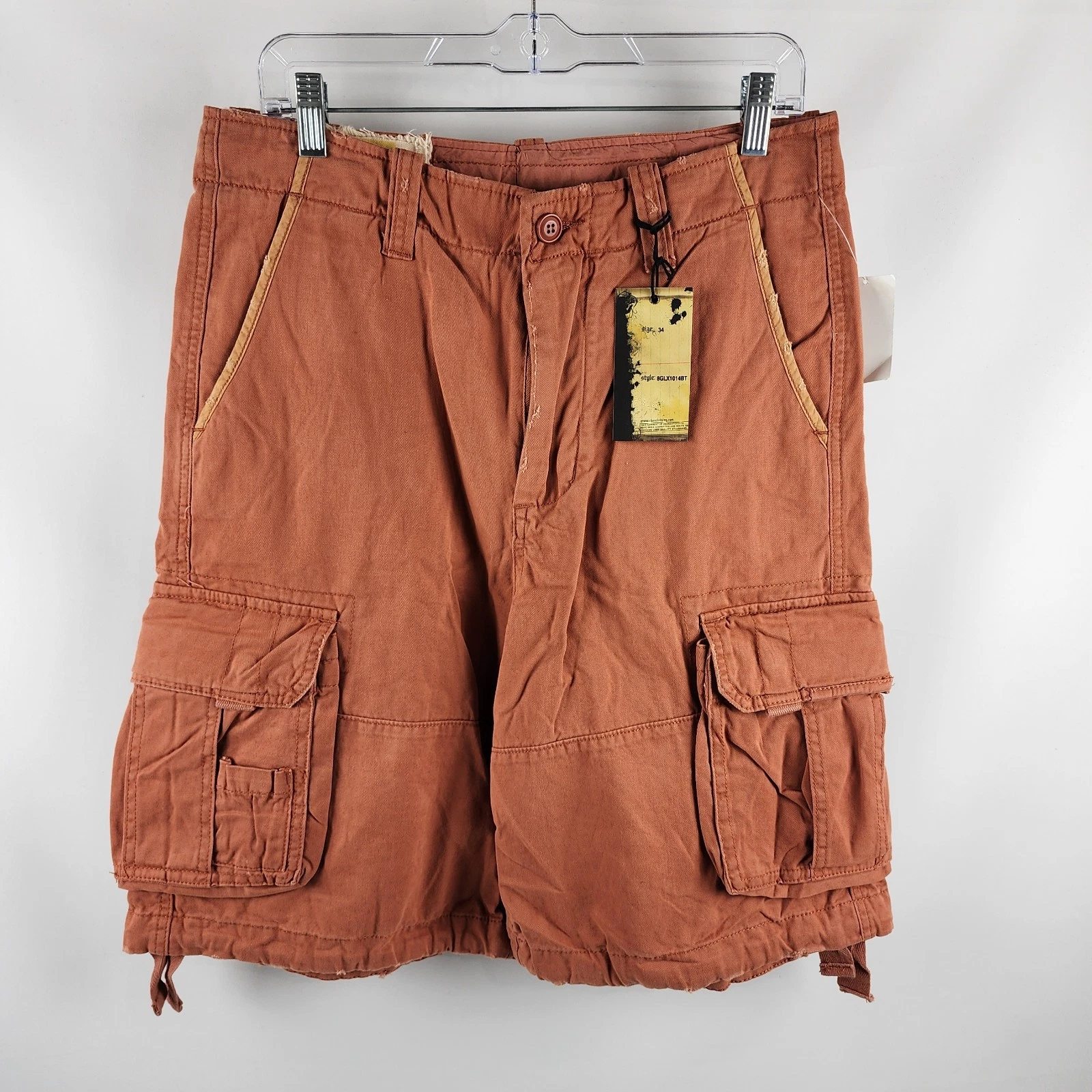 Chor Shorts Orange Rust 30 Cargo Shorts (30x11) NWT