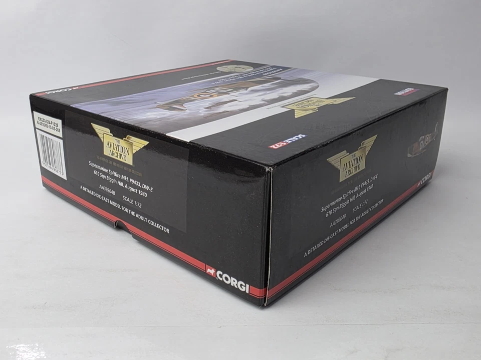 CORGI AVIATION ARCHIVE SUPERMARINE SPITFIRE MKI P9433 NEW IN OPEN BOX LOT 3 - Image 3 of 4