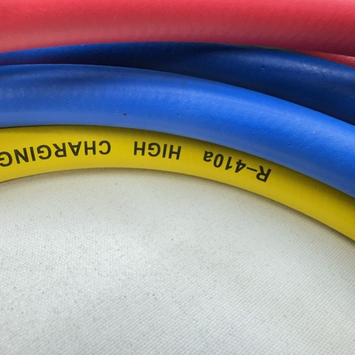 29986 Plus II 1/4" Hose with Compact Ball Valve, 72" (Pack of 3) Red Yellow Blue - Picture 7 of 12