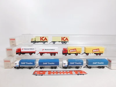 5x Wiking H0 1:87 Lastzug DAF: 467 + 468 Martinair + Billa TOP+4x OVP #CV430-0,5 - Bild 1 von 3