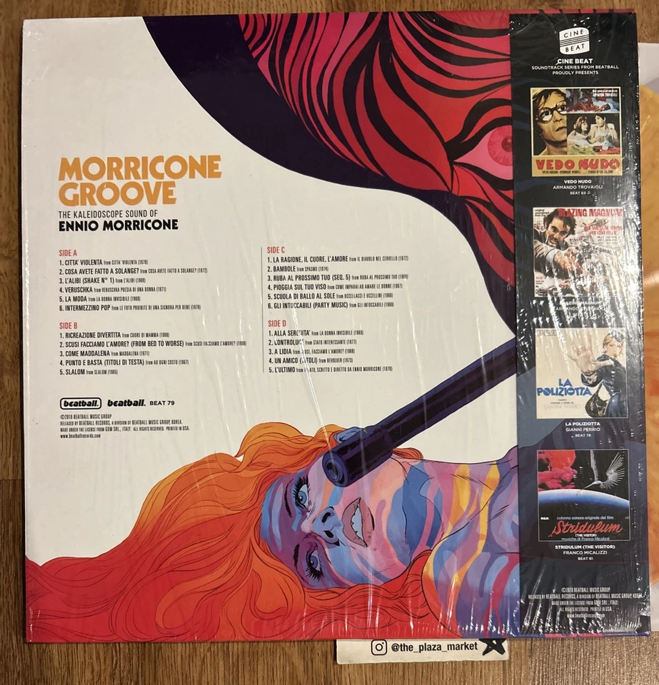 Ennio Morricone Groove the Kaleidoscope Sound 1964-1977 vinyl 2xLP record - Image 2 of 2