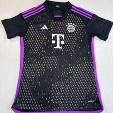 Bayern Munich Jersey Mens Medium Black Soccer Adidas AEROREADY Pre-Match
