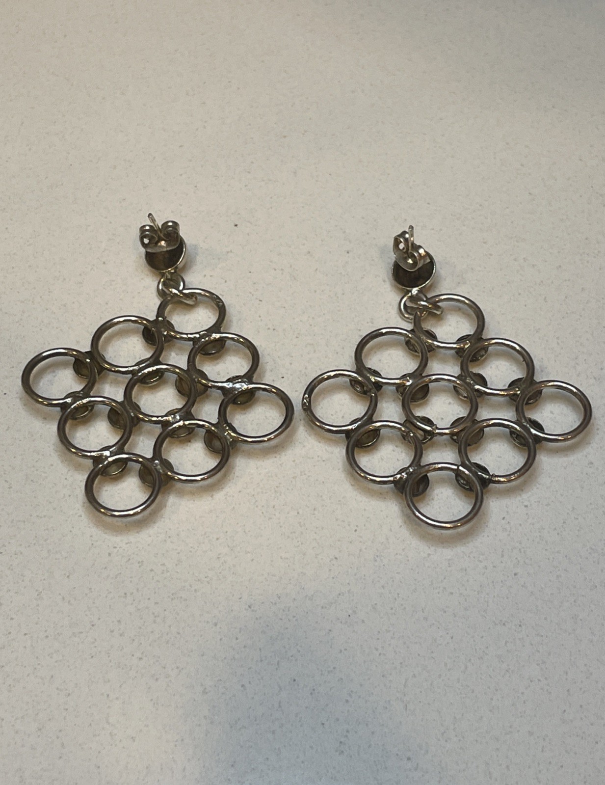 Sterling Silver / 925 Large Statement Chandelier … - image 6