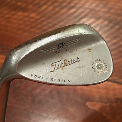 Titleist Vokey BV 54°-11 Spin Milled Gap Wedge Steel Shaft 35.5  LH SM4 Rusty