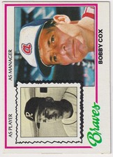 1978 Topps #93 Bobby Cox Atlanta Braves