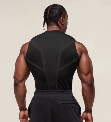 Gymshark Onyx 5.0 Tank Black/Onyx Grey - Brand New - Medium M - IN