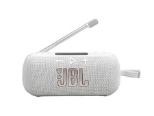JBL Tuner 3 Portable Bluetooth Speaker w/ FM Radio White Waterproof Genuine New