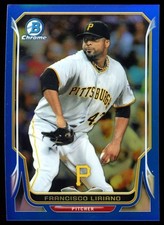2014 Bowman Chrome Blue Refractor #96 Francisco Liriano /250