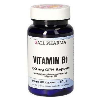 2x VITAMIN B1 100 mg GPH Kapseln 30 ST