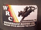 Winnebago Rodeo Co Hat Cap Snapback Black Big Patch Trucker Mesh Cowboy Western — photo 3