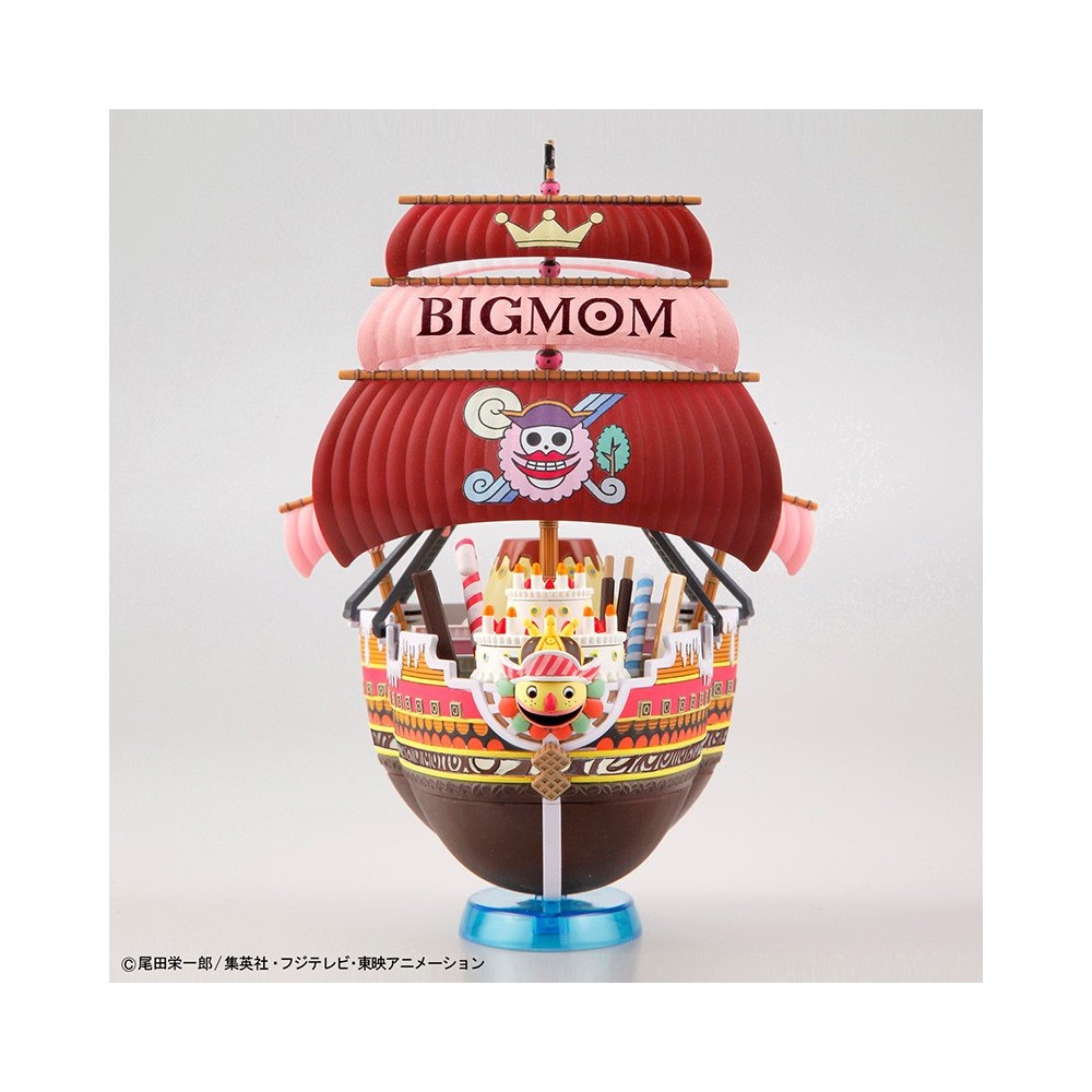Bateau One Piece Queen Mama Chanter Bandai maquette de collection détaillée