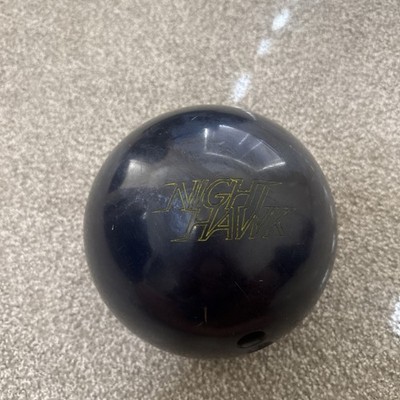 AMF Night Hawk  Black/blue bowling ball made in US ￼