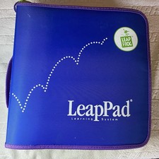 LeapFrog Leap Pad Learning System, Case, Books, Cartridges UNTESTED