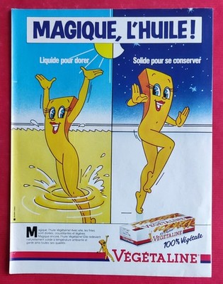 Press advertisement: French fries with VEGETABLE OIL Mal de Femme EFAMOL MIDY 1986