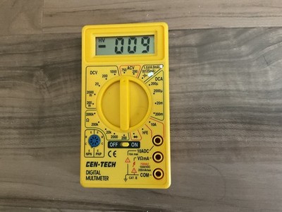 Cen-Tech 90899 7-function Digital Multimeter Tester