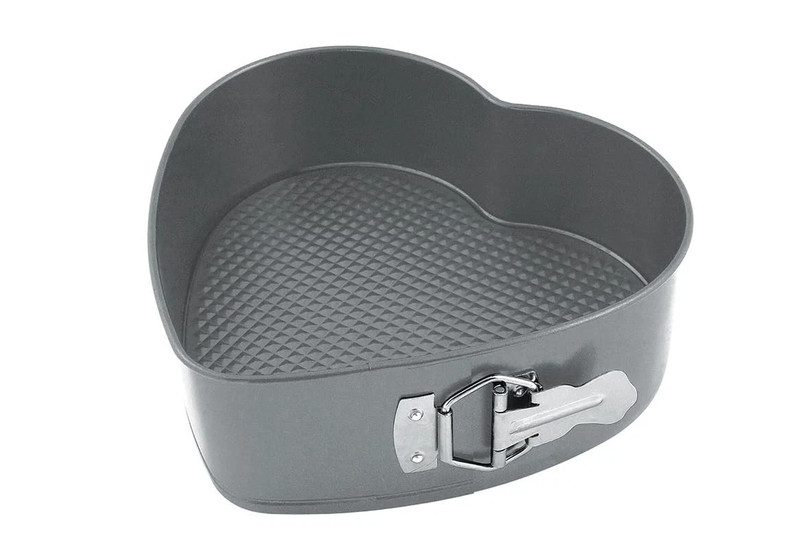 Dexam N/S Springform Heart Shaped Pan 22.5cm x 7.5cm, Grey