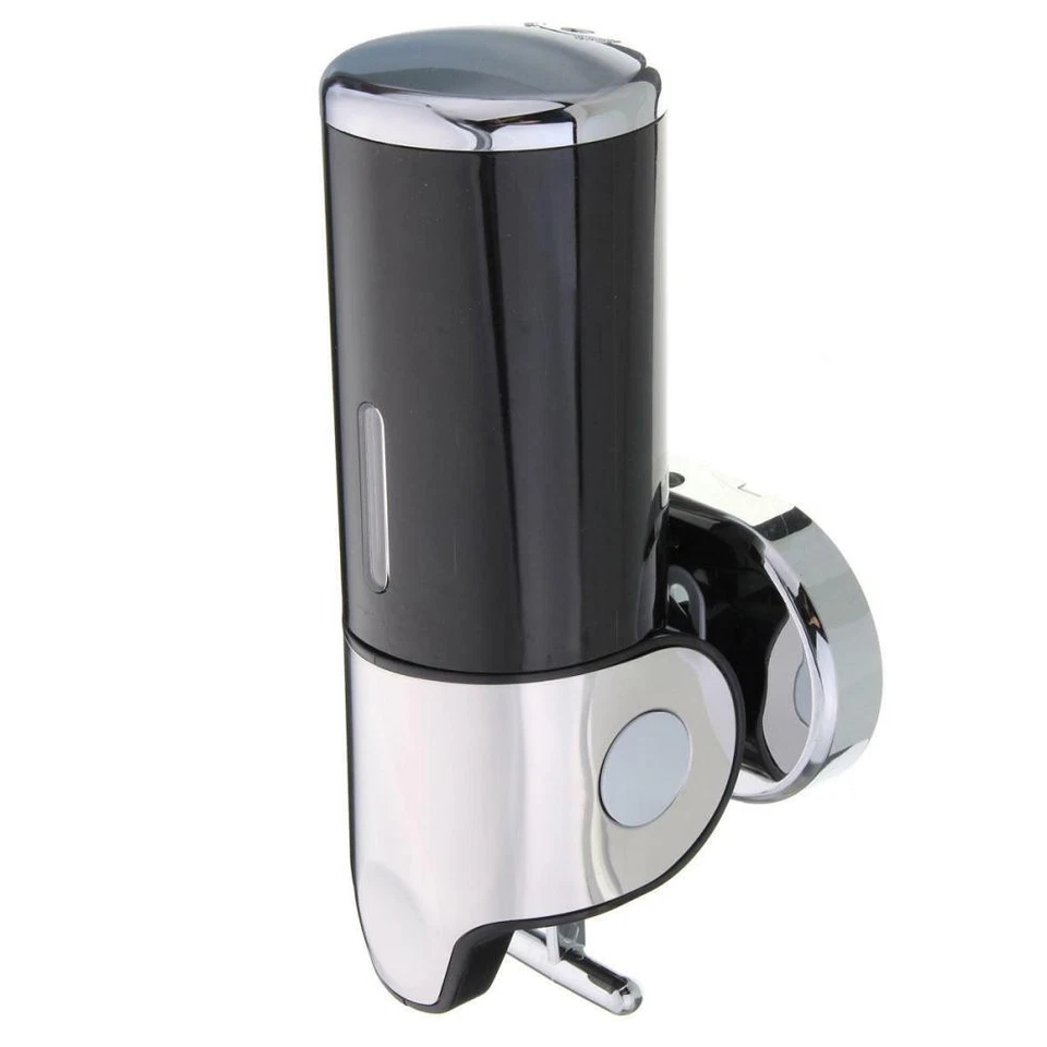 500ml Wall Mounted Bathroom Hung Shampoo Soap Dispenser Liquid Pump Bottle ↟ - Image 3 of 4