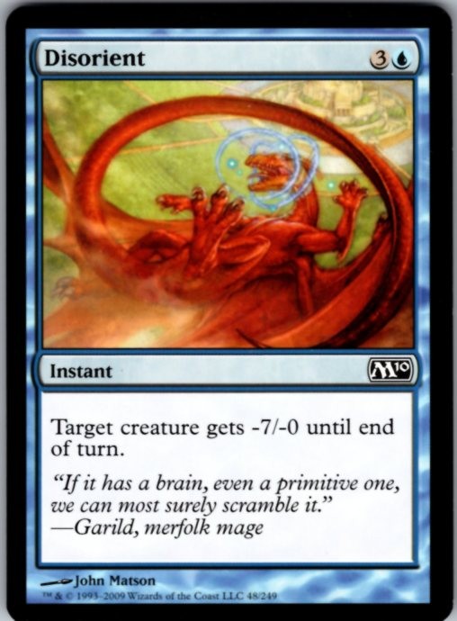 Disorient 48 Common Magic 2010 (M10) Magic: The Gathering Lightly Played