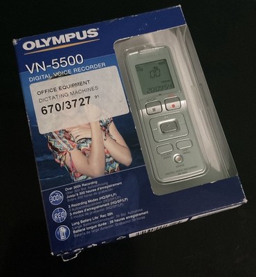 Olympus Digital Voice Recorder VN-5500 Originalverpackt voll funktionsfähig