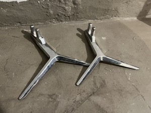 Original LG TV Standfüße Set - Dark Steel Silver - für 70" 75" 82" 86" Zoll