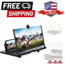Amplifier,3D HD Mobile Phone Magnifier Projector Screen for Movies,Videos,and...