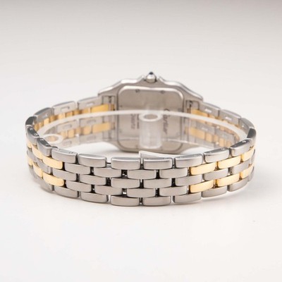 Panthere de Cartier Medium 2-Row Yellow Gold & Steel Ref. W25028B6