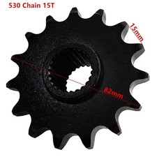 Front 530 Chain 15T Sprocket Cog For Motorcycle Gy6 125-150cc Bicycle Pit Bike