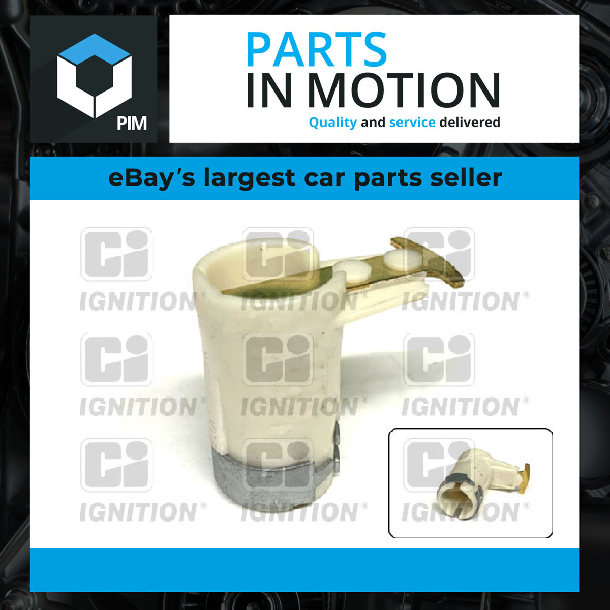 Rotor Arm fits RENAULT R19 53, Mk2 1.4 88 to 95 Distributor CI 7701034947 New - Image 8