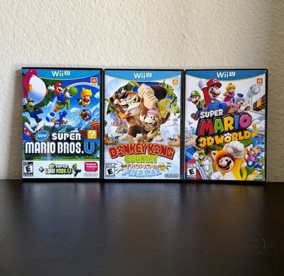 New Super Mario Bros. U Nintendo Wii U Lot Of 3 *NOT WORKING* AS IS