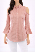 Bluse More And More Damen Weiß Rot Tunika Shirt Hemd Oberteil De 38 M Np 69 Neu