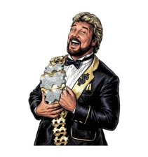 WWE Million Dollar Man Ted Dibiase Wrestling Water Resistant Sticker WWF WCW AEW