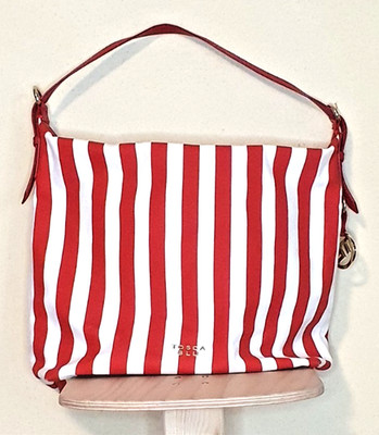 TOSCA BLU  Damen-Shopper  rot-weiss gestreift