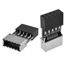 USB 2.0 to USB 3.2 Gen 1 Header Adapter, Mainboard 9 Pin Male to USB 3.1 Type...