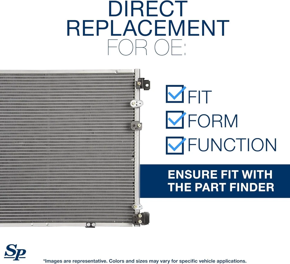 7-4730 A/C Condenser for 1996-2000 Honda Civic 1.6L, 97-00 Acura EL Aluminum - Image 3 of 4