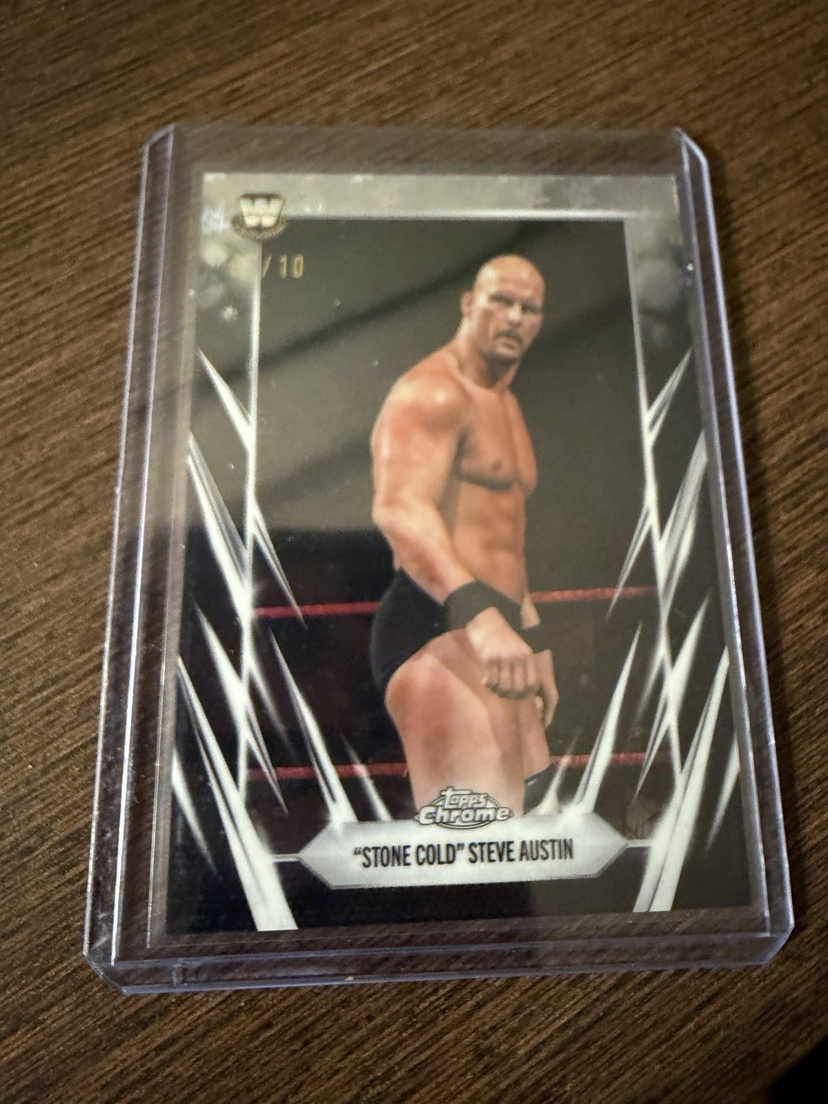 2026 Topps Chrome WWE Stone Cold Steve Austin Black /10