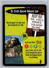 Dr Evil's Secret Volcano Lair #123 Austin Powers CCG The Spy Who Shagged Me Card