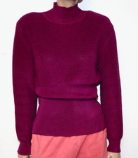 Peruvian Connection purple turtleneck sweater M
