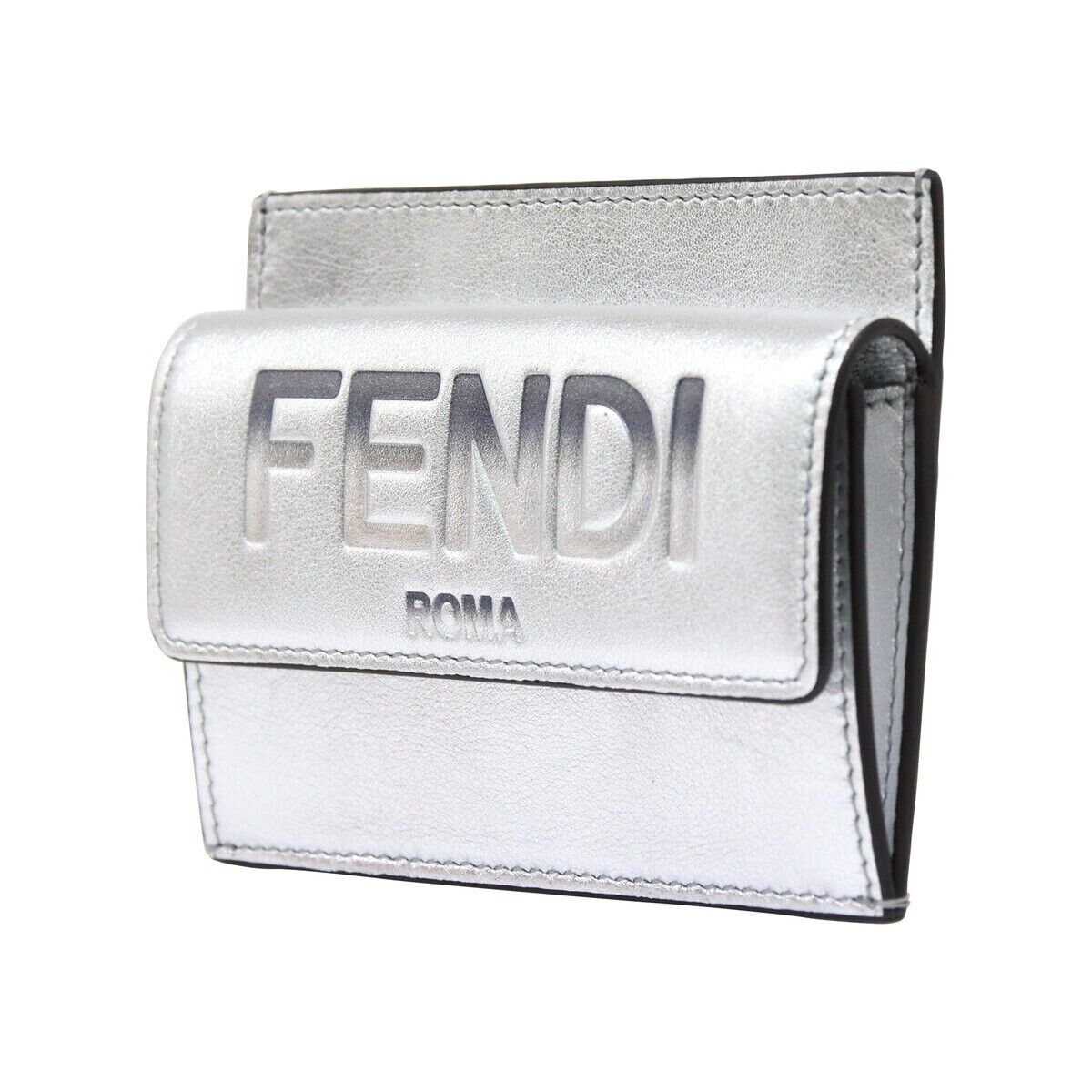FENDI Card Holder Silver F/S from Japan New | eBay FENDI Card Holder Silver F/S from Japan New | eBay
