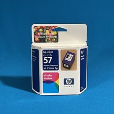 New Sealed Genuine HP Inkjet 57 tri-color Print Printer Ink Cartridge