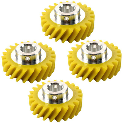 4-Pack HQRP Mixer Worm Gear for KitchenAid W10112253 4162897 4169830 AP4295669