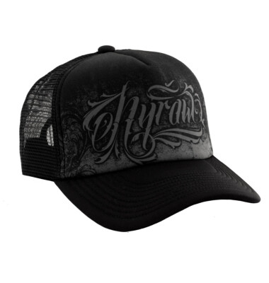 HYRAW - Snap Back Trucker Cap ''Catacomb'' black (schwarz)