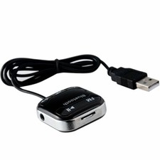 Ricevitore Bluetooth Vivavoce Microfono Audio per Auto Dual USB FM 3.1° Chiamate - Miniatura 2