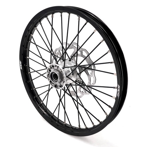 KKE 21/19 Cast Dirt Bike Wheels for 2023-24 KTM SXF XC 125-450cc Rims Silver Hub - Picture 9 of 14