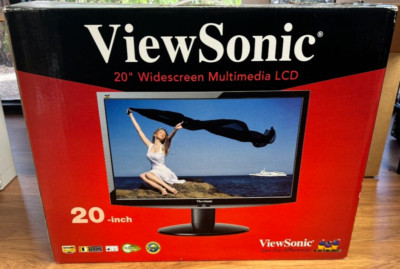 New ViewSonic 20'' widescreen multimedia LCD Monitor vx2033wm