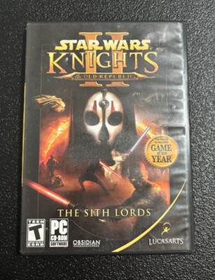 Star Wars Knights of the Old Republic II The Sith Lords PC CD