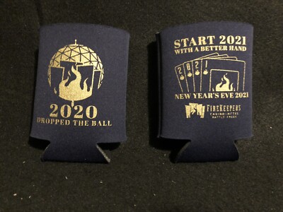 Casino Hotel Beer Coozie Fire Keepers Battle Creek MI 2021 New Year