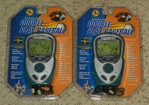 Double Play Baseball / Electronic Handheld Game by Excalibur (X2)