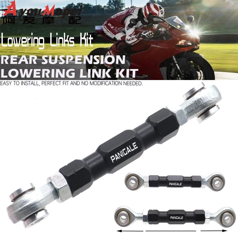 Kit de eslabones de bajada de suspensión trasera ajustables para Ducati Panigale 899/959/1199 Foto 3 de 4