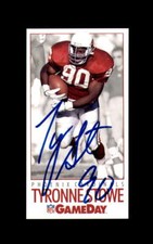 Tyronne Stowe Signed 1992 NFL GameDay Phoenix Cardinals Autograph