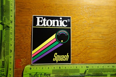 Alter Aufkleber Sport Tennis Squash ETONIC